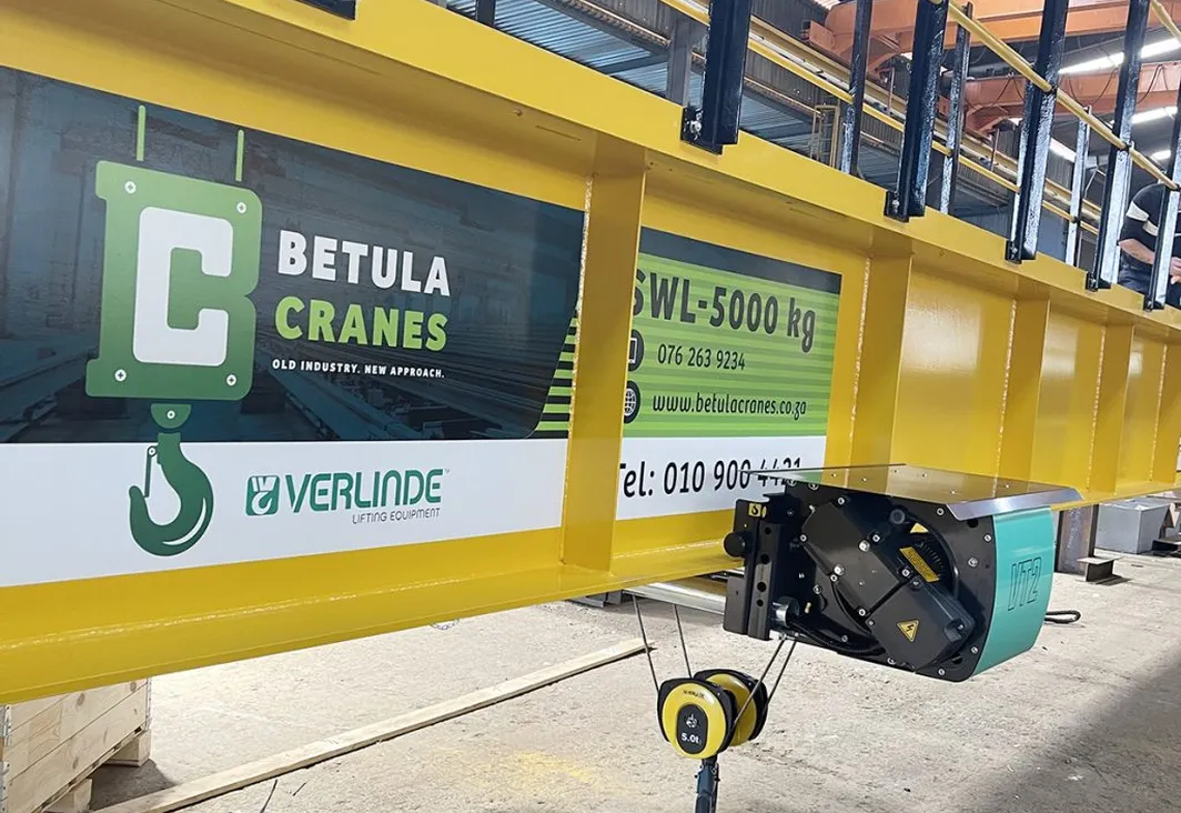 VERLINDE introduces Betula Cranes, its new South African distributor