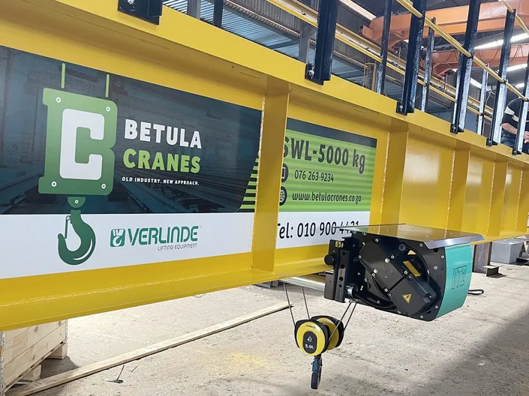 VERLINDE introduces Betula Cranes, its new South African distributor