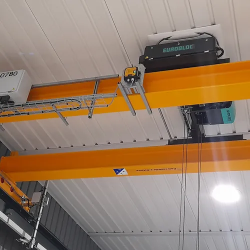 A Tailored Verlinde Overhead Crane Solution from DOSSOT for DRUMEL Industrie