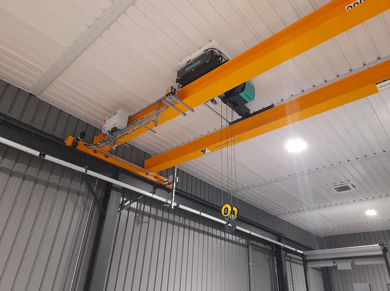 A Tailored Verlinde Overhead Crane Solution from DOSSOT for DRUMEL Industrie