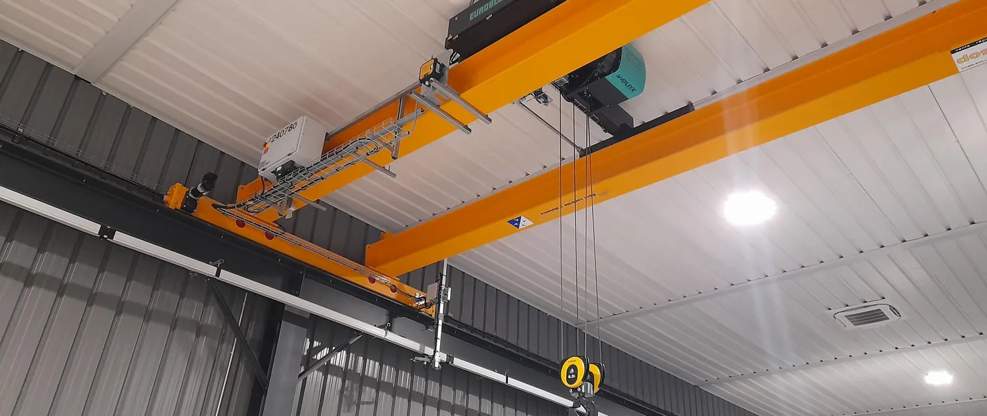 A Tailored Verlinde Overhead Crane Solution from DOSSOT for DRUMEL Industrie
