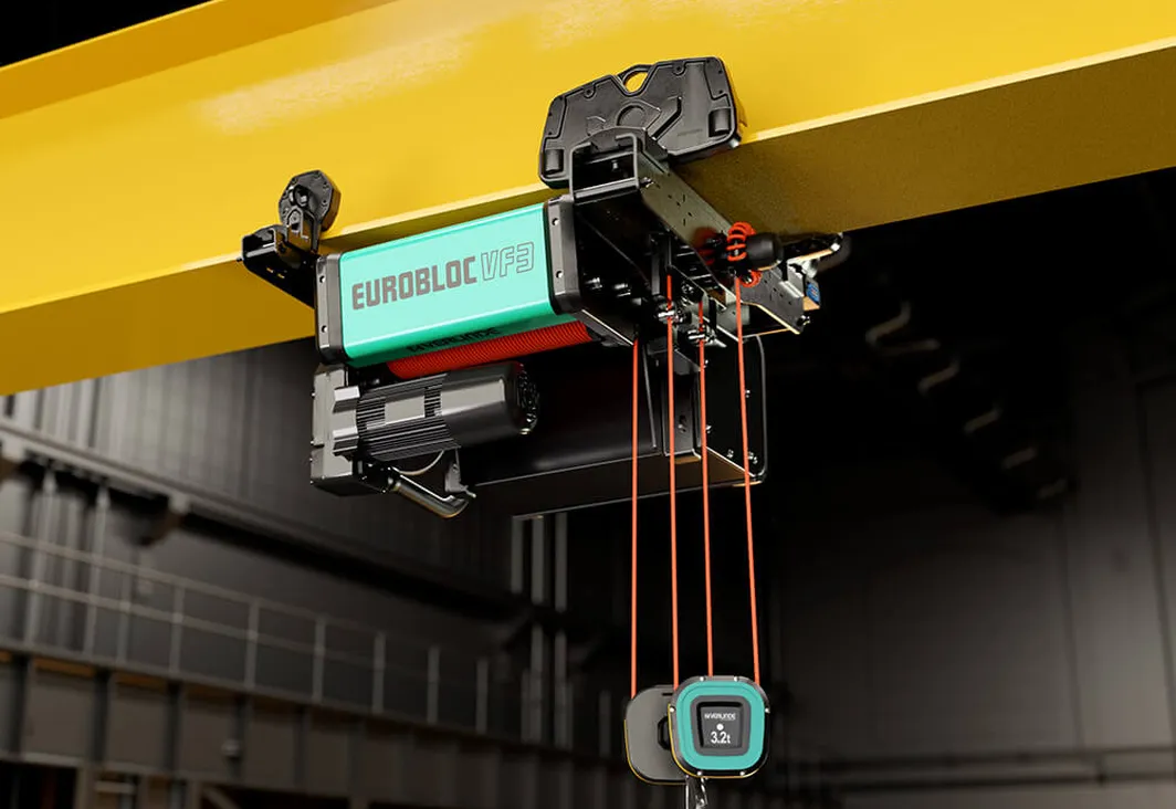 Verlinde introduces a new hoist range built with synthetic ropes