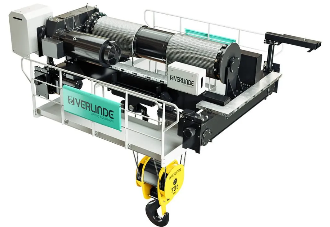 VERLINDE expands its catalogue with a new range of PDW open winches for heavy applications