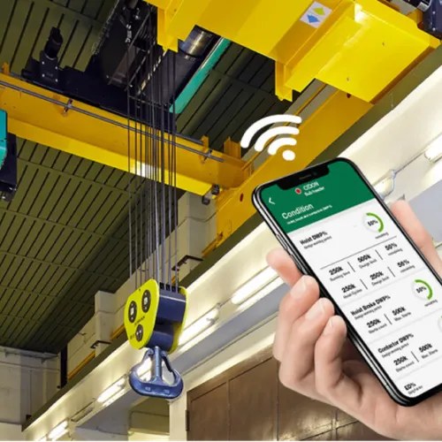 Sanitary lifting equipment built for a food processing production line