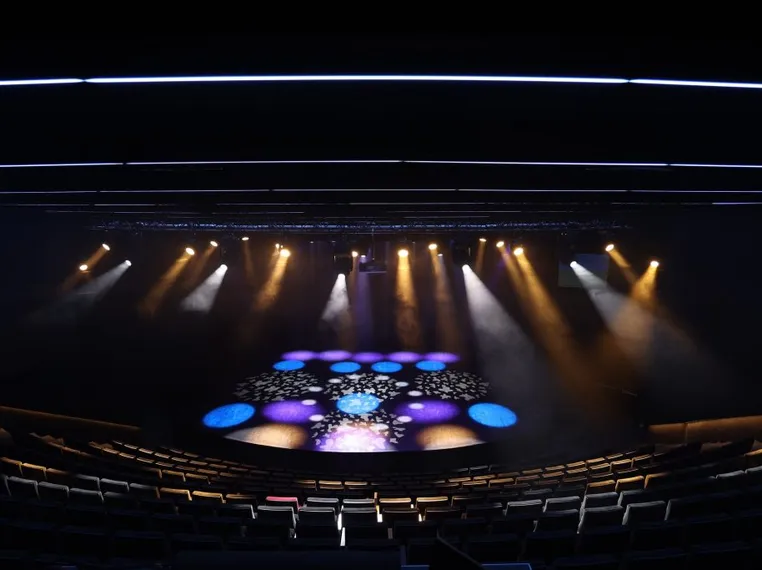 27 Verlinde STAGEMAKER electric chain hoists now power the new lighting system at Lithuania's renowned Keistuoliai Theatre